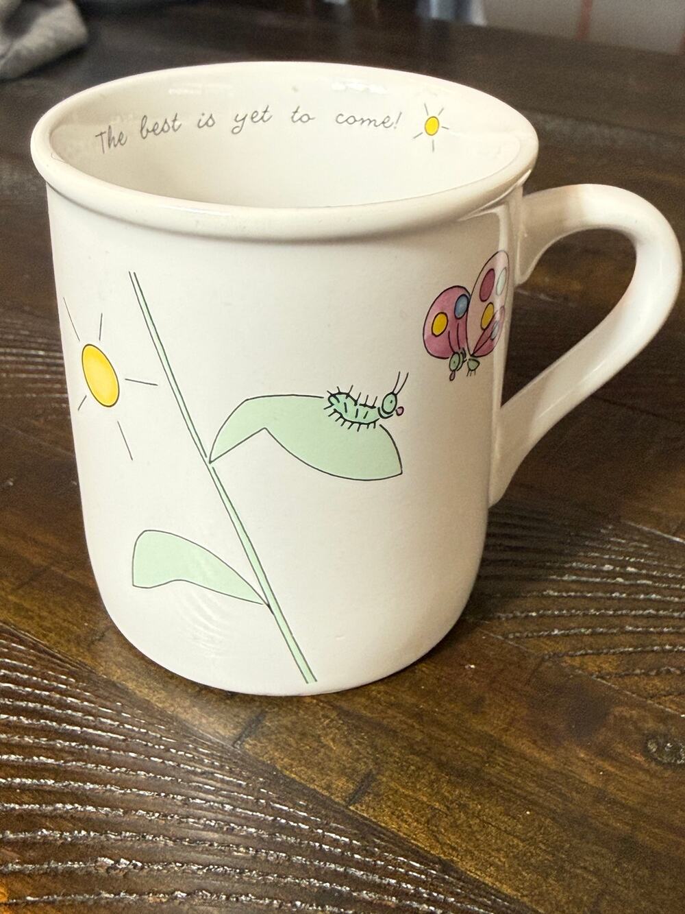 Vintage 1985 Hallmark Rim Shots The Best is Yet to Come Mug Coffee Mug Gifts